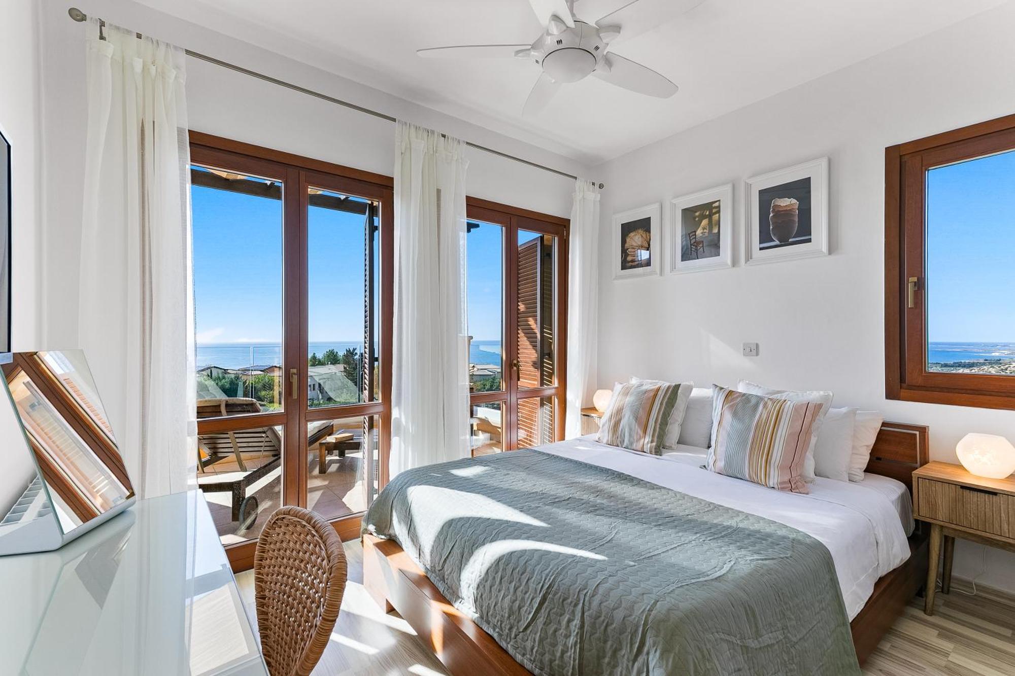 2 Bedroom Apartment Thalassa With Sea And Sunset Views, Aphrodite Hills Resort 库克里亚 外观 照片