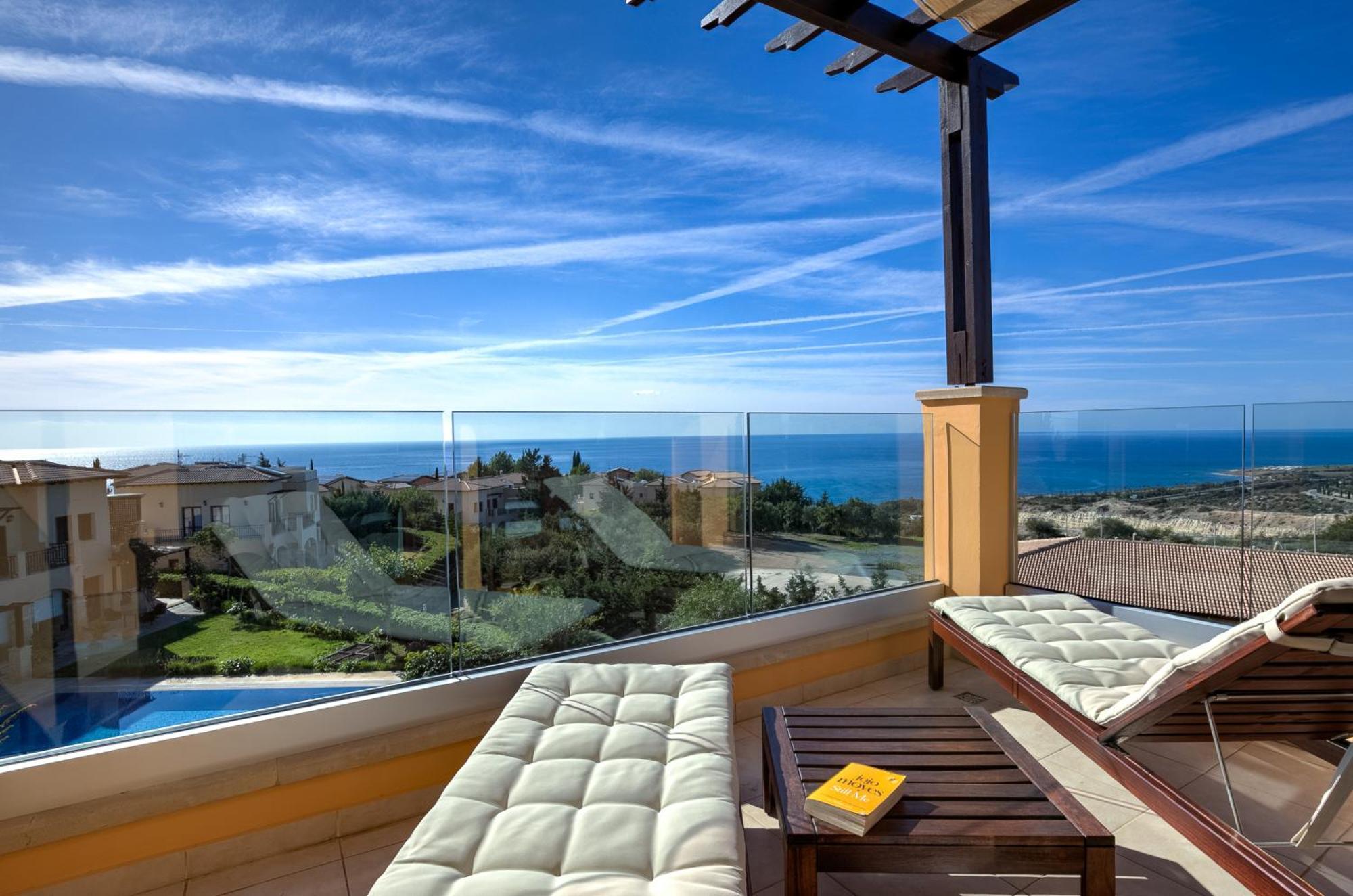 2 Bedroom Apartment Thalassa With Sea And Sunset Views, Aphrodite Hills Resort 库克里亚 外观 照片