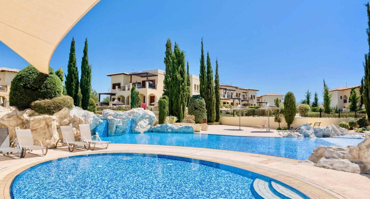 2 Bedroom Apartment Thalassa With Sea And Sunset Views, Aphrodite Hills Resort 库克里亚 外观 照片